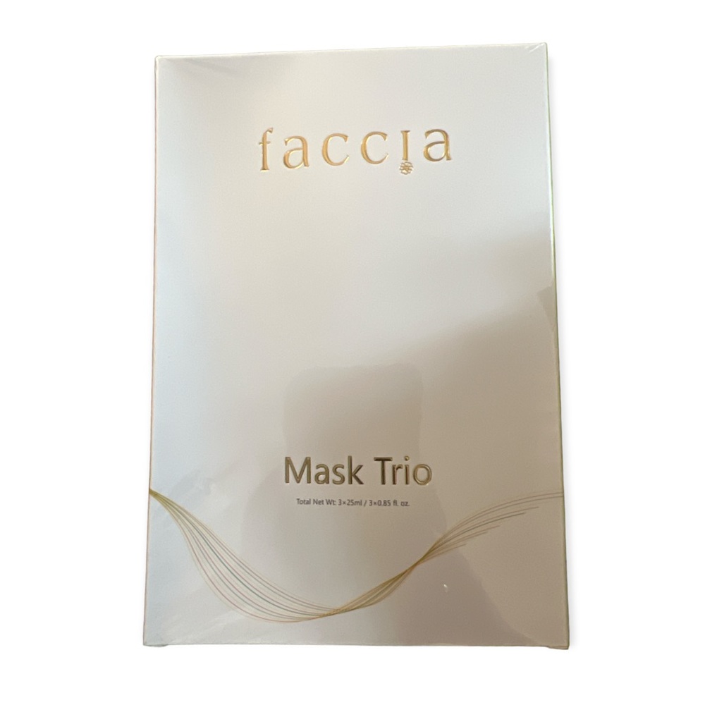 Faccia Face Mask Trío, 3 Mask Set, New in Box